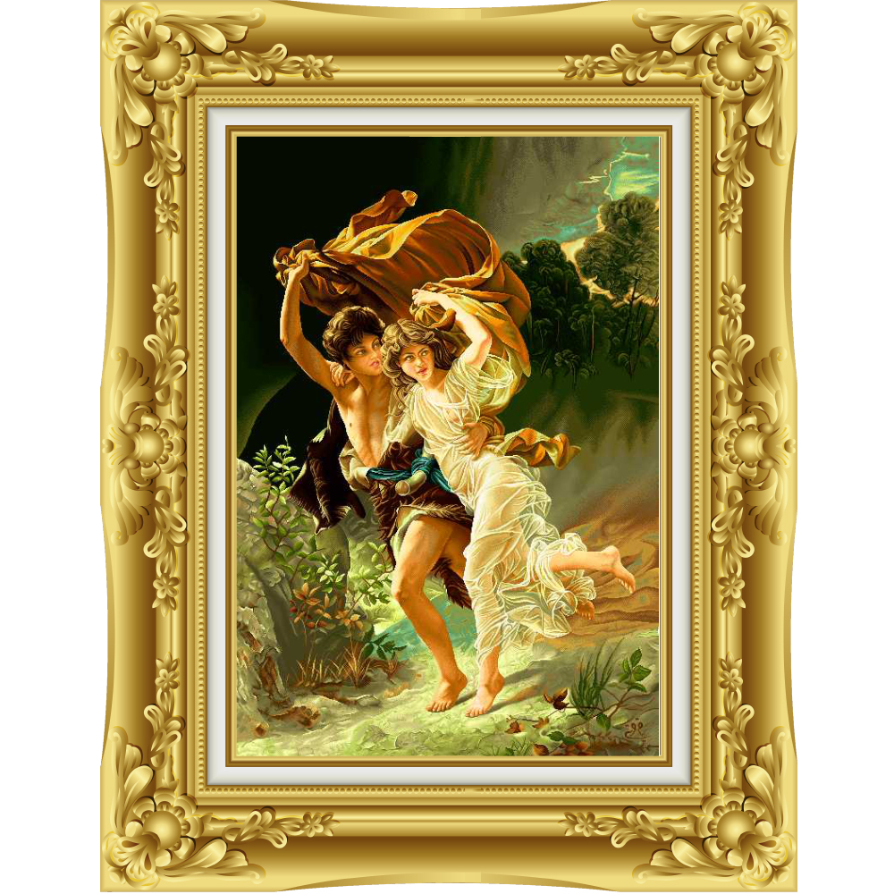 تابلو‌ فرش دستباف آذرخش