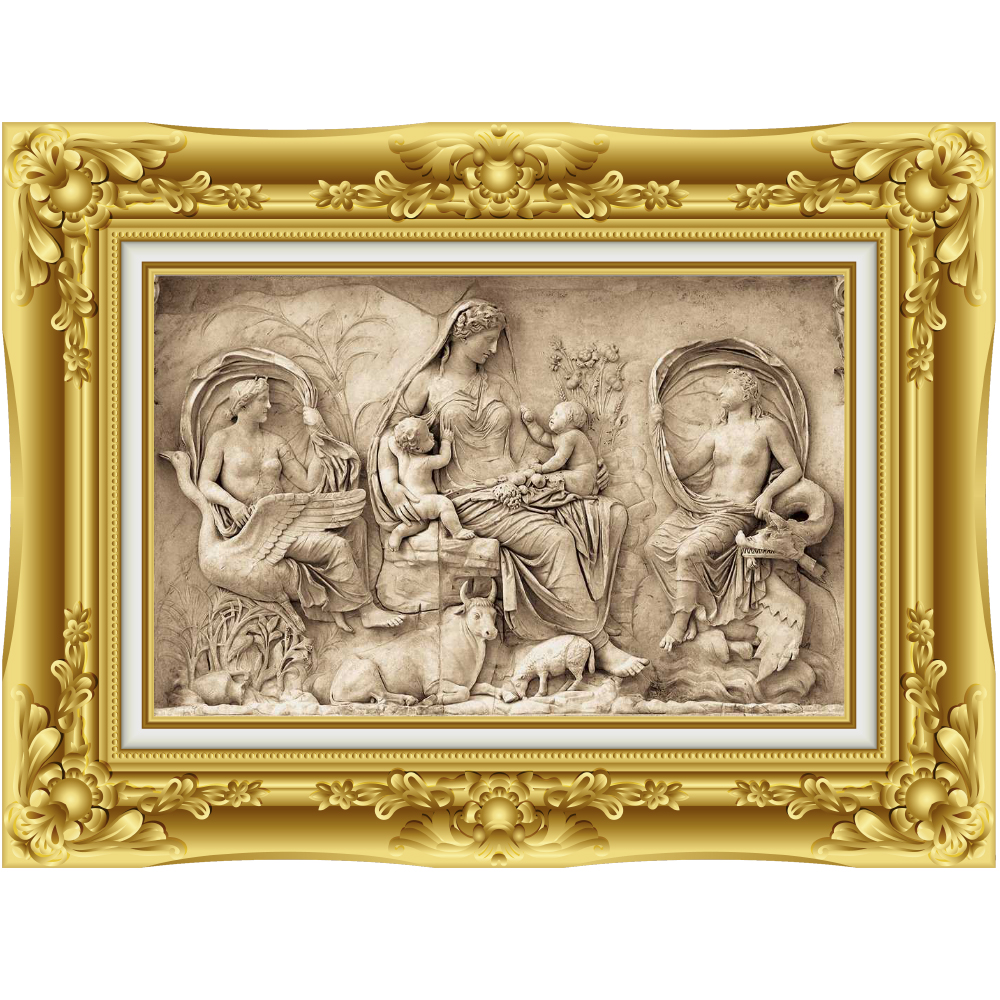 Tabriz-HandMade-Pictorial-Carpet-code-5428 تابلو فرش دستباف تندیس زندگی