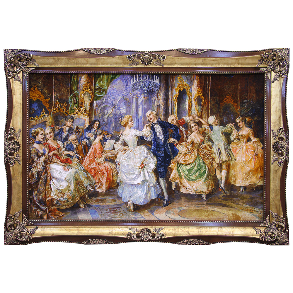 تابلو‌فرش دستباف رقص تالار کد 21547