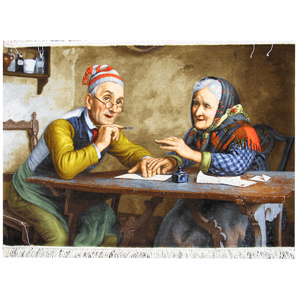 تابلو‌فرش دستباف نامه به فرزند