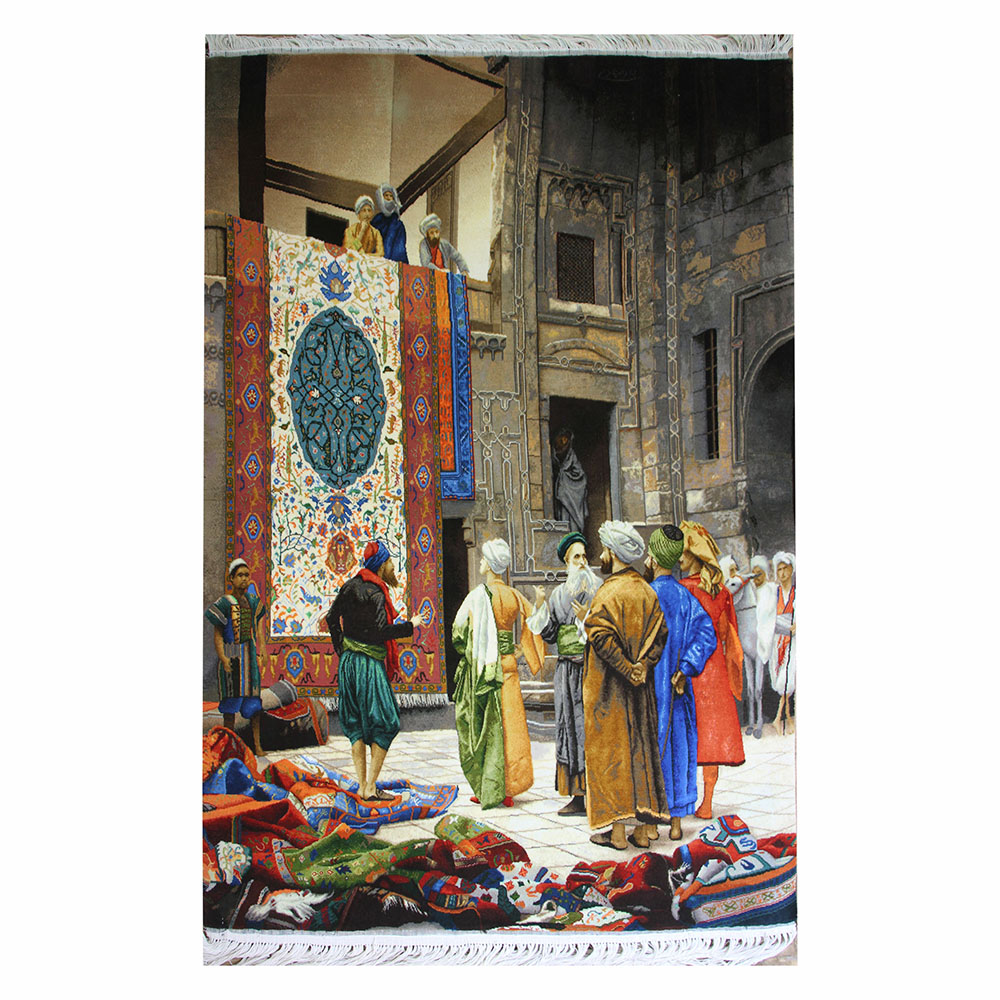 تابلو‌فرش دستباف بازار فرش قاهره کد 22267