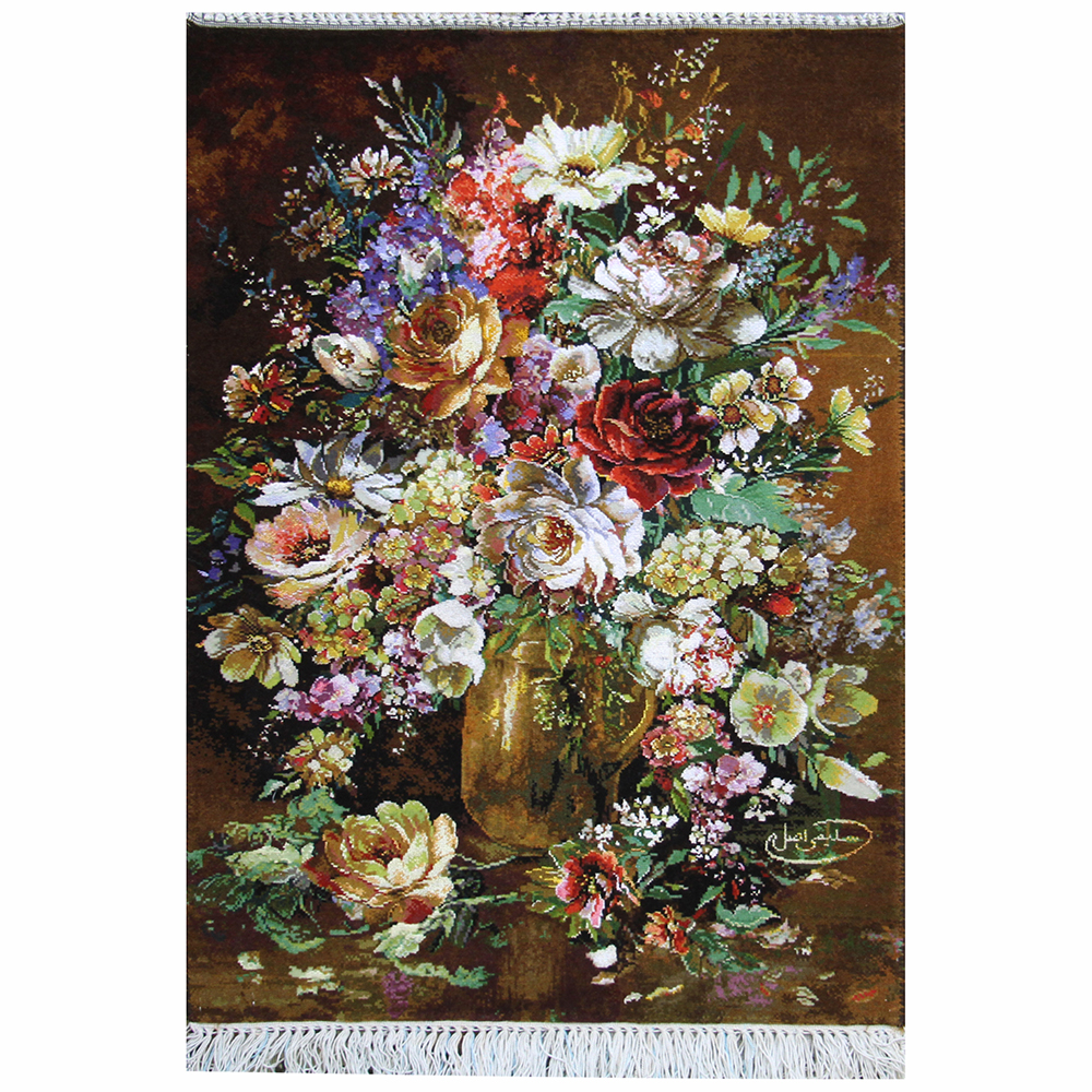 تابلو فرش دستباف گل رز کد 712867