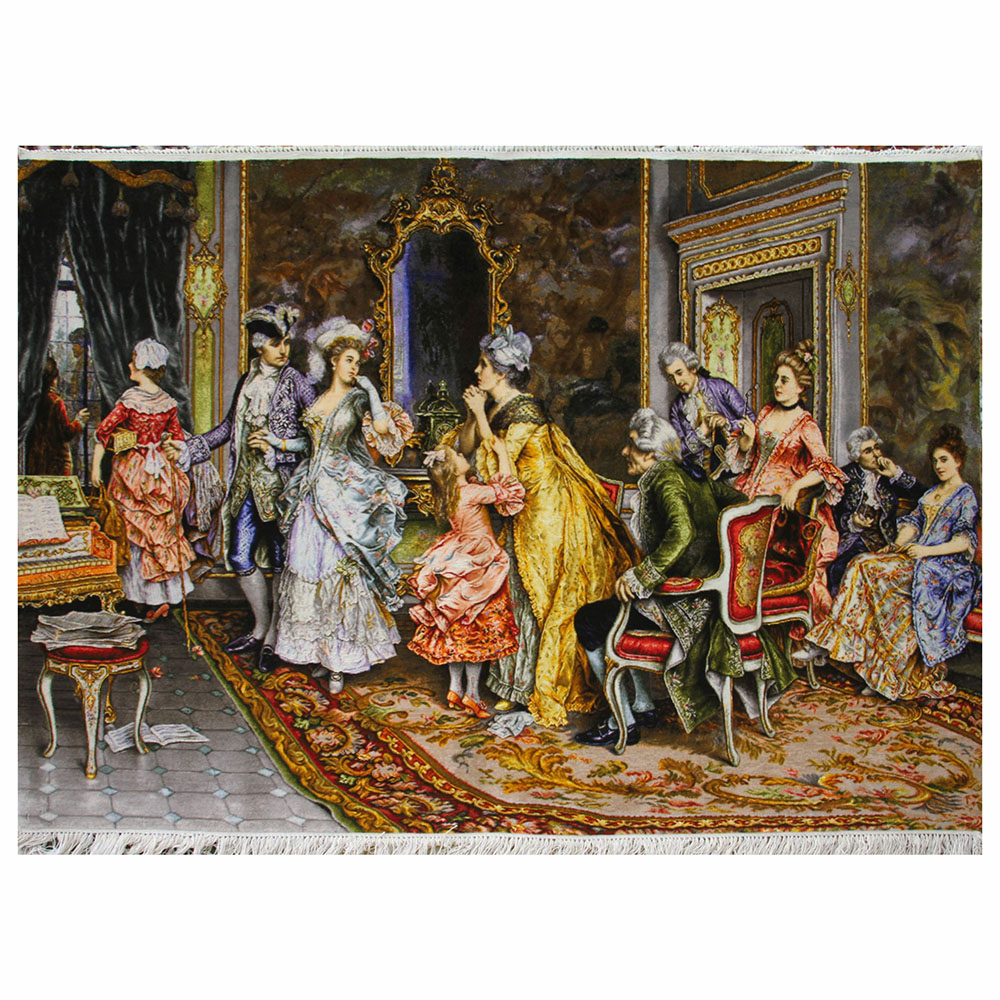 تابلو‌فرش دستباف خداحافظی کاترین