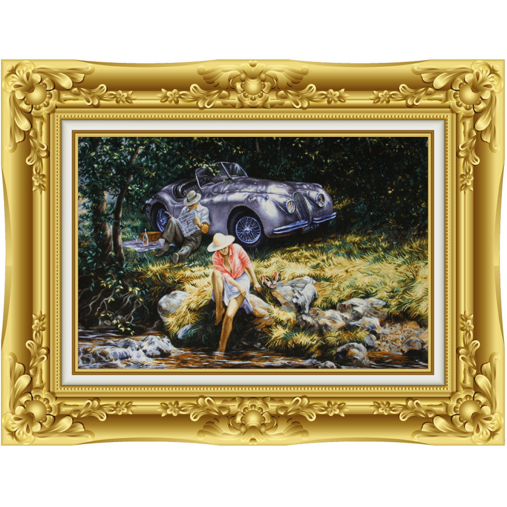 تابلو‌ فرش دستباف پیک‌نیک