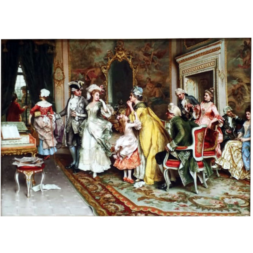 Tabriz-HandMade-Pictorial-Carpet-code-Goodbye-Katherine تابلوفرش دستباف مجلسی بدرقه کاترین