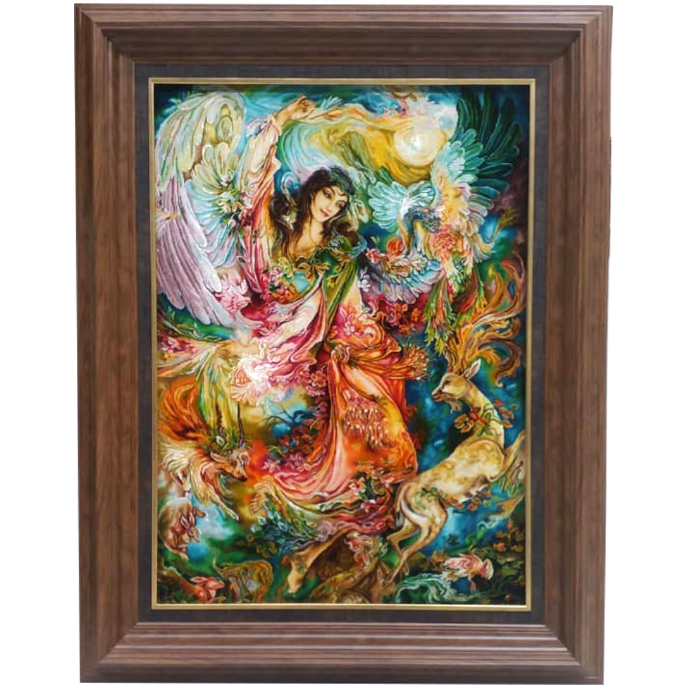 تابلو‌فرش دستباف مینیاتور پیدایش