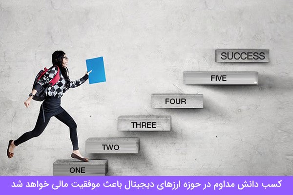طی کردن آموزش های ارزهای دیجیتال و رسیدن به موفقیت مالی