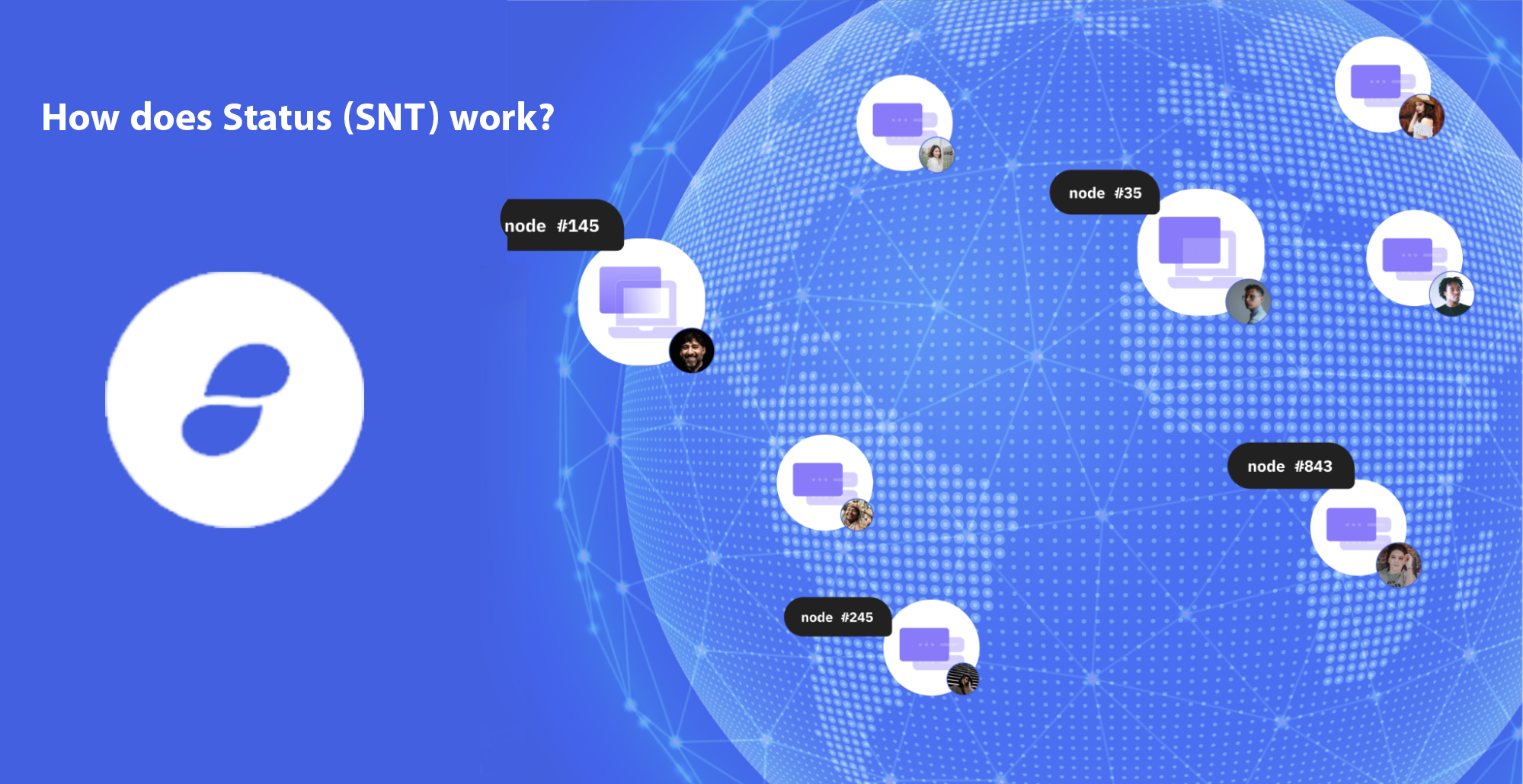 چگونگی کارکرد ارز دیجیتال snt و پلتفرم status